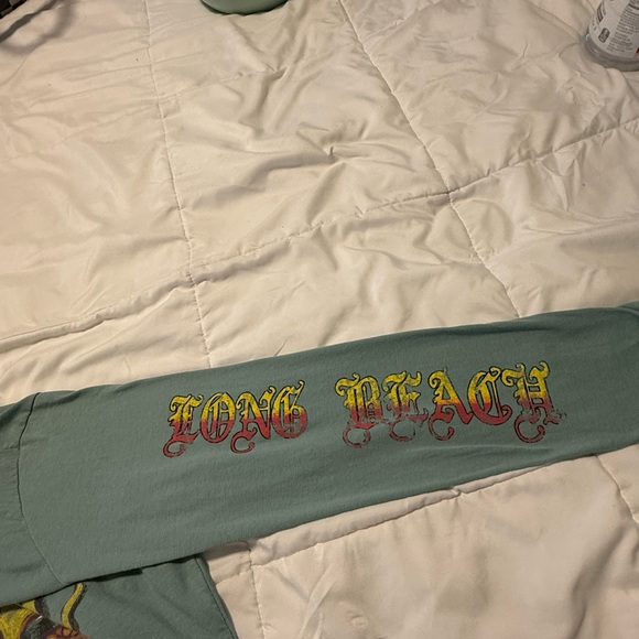 Sublime Long Sleeve Graphic Tee - Green Size Medium - Picture 2 of 3